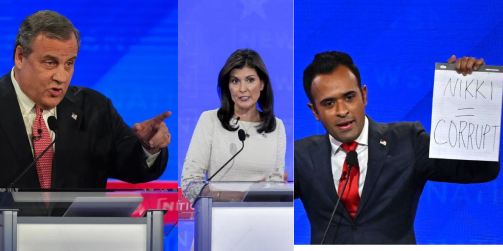 Christie Confronting Ramaswamy's Attacks on Nikki Haley