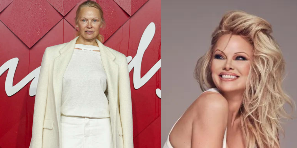 Pamela Anderson Goes Makeup-Free on the Red Carpet